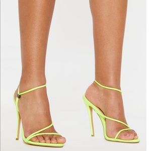 PLT pretty little thing lime heels